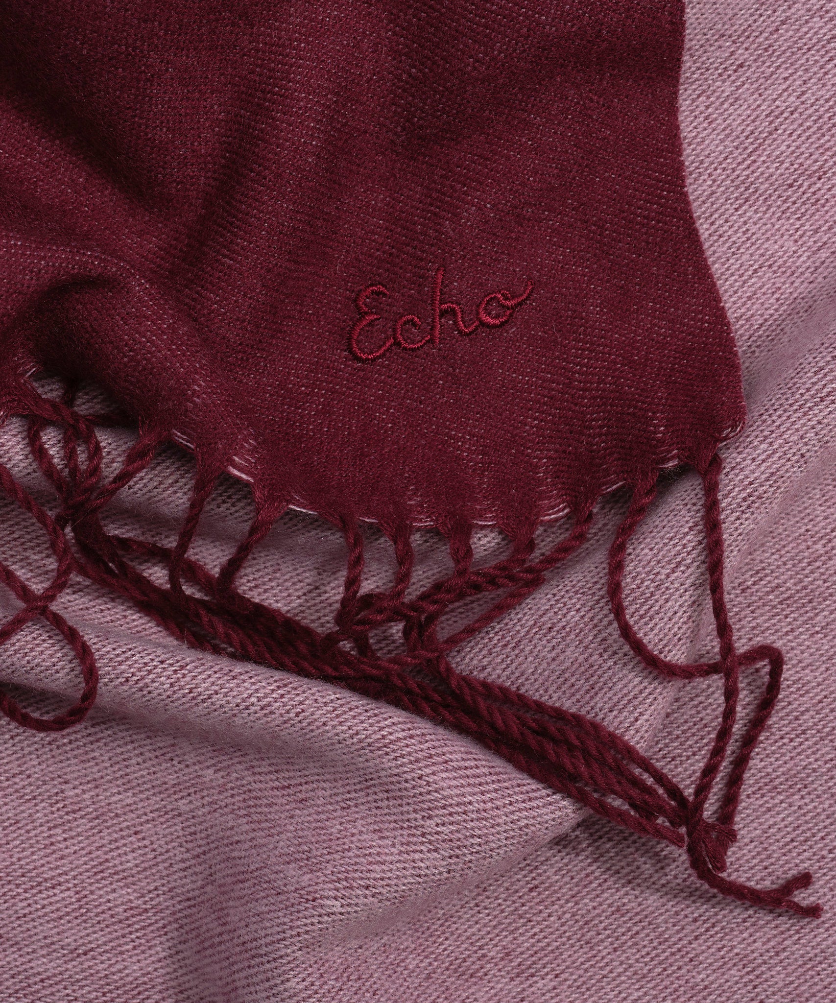 Double Face Scarf in color fig
