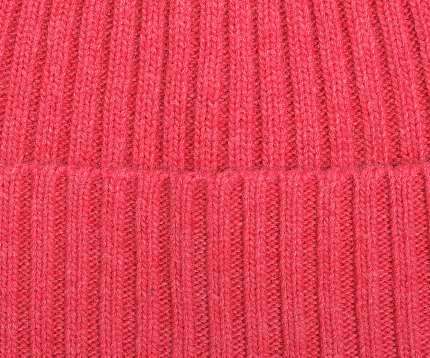 Wide Rib Beanie in color dahlia