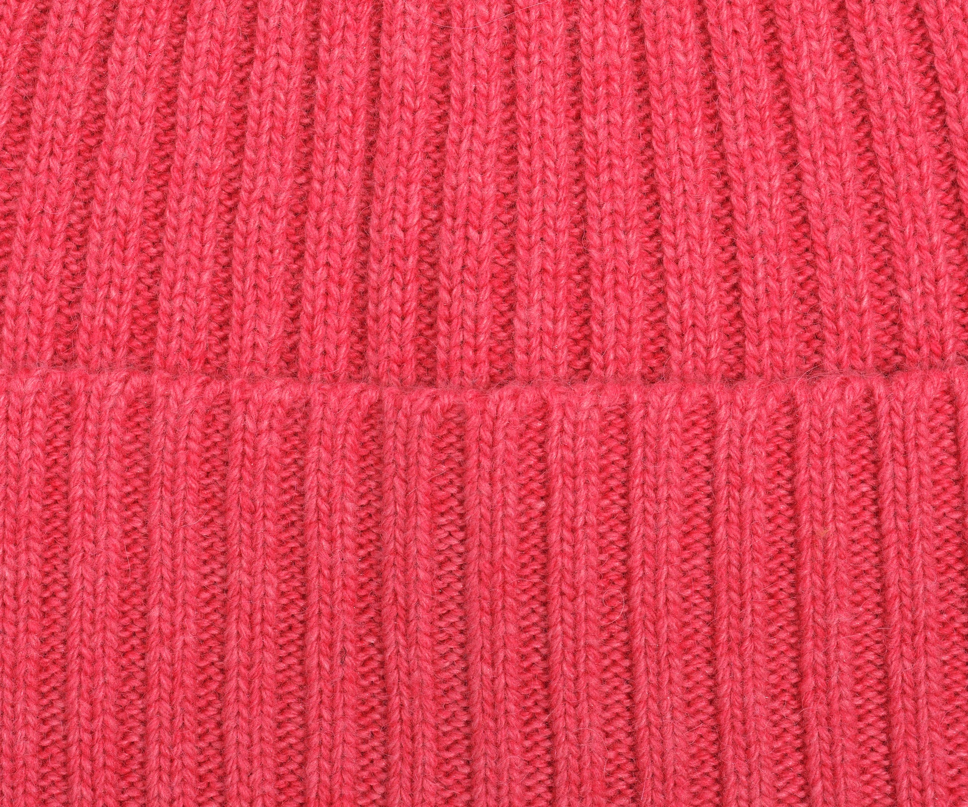 Wide Rib Beanie in color dahlia