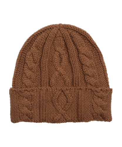 Mixed Cable Hat in color Nutmeg