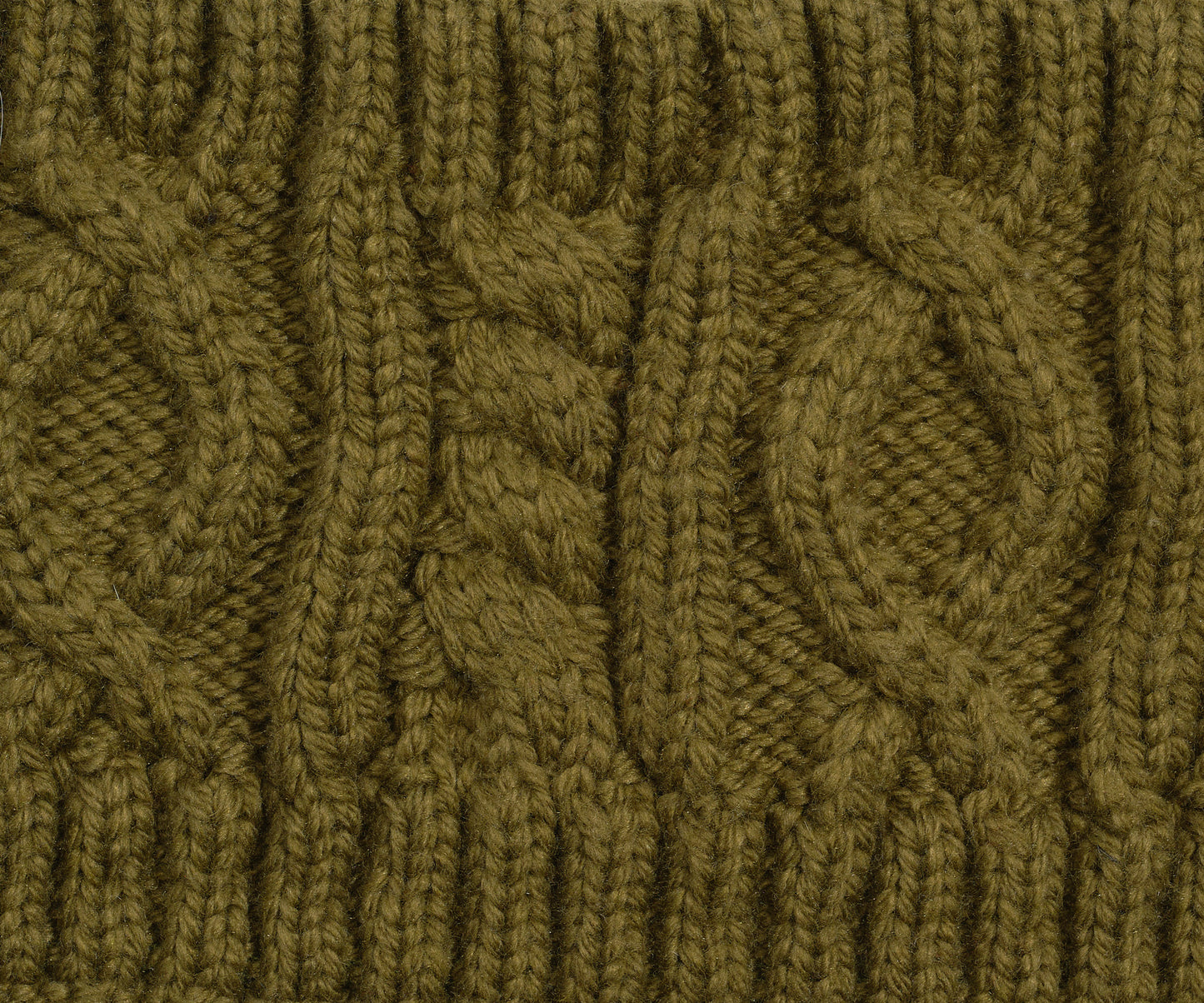 Mixed Cable Headband in color Olive