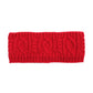 Mixed Cable Headband in color cherry