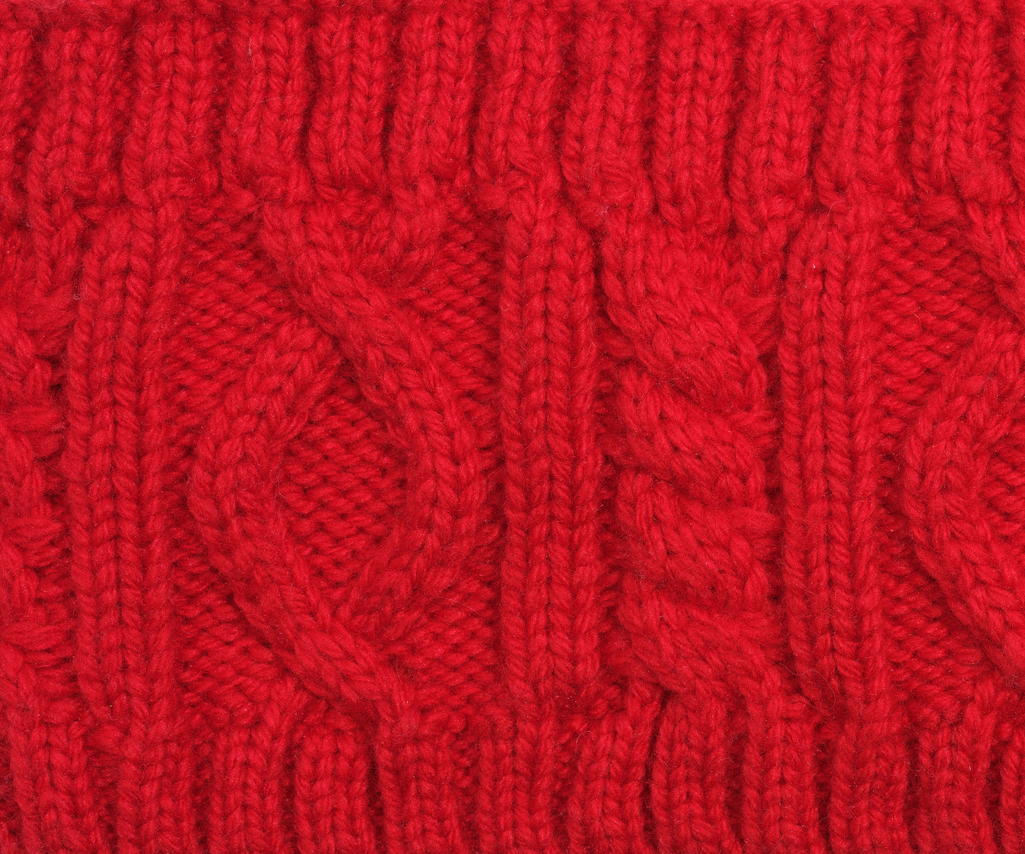 Mixed Cable Headband in color cherry