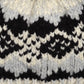 Graphic Fairisle Beanie in color Black/Cream