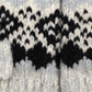 Graphic Fairisle Hand Warmer in color Black/Cream