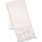 Plush Fur Scarf in color Cream