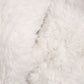 Plush Fur Fingerless Gloves in color Cream