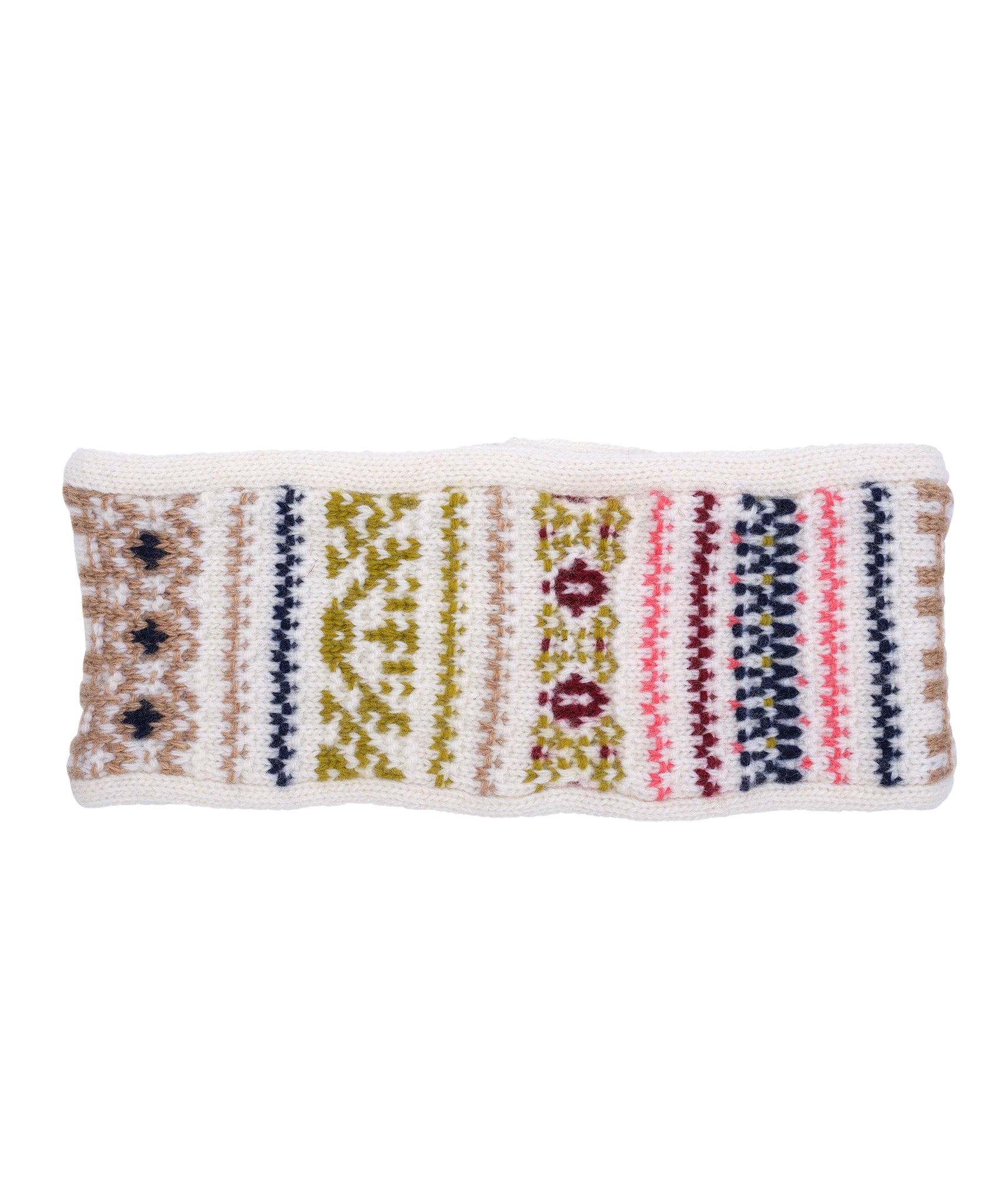 Fair isle Headband in color Multi