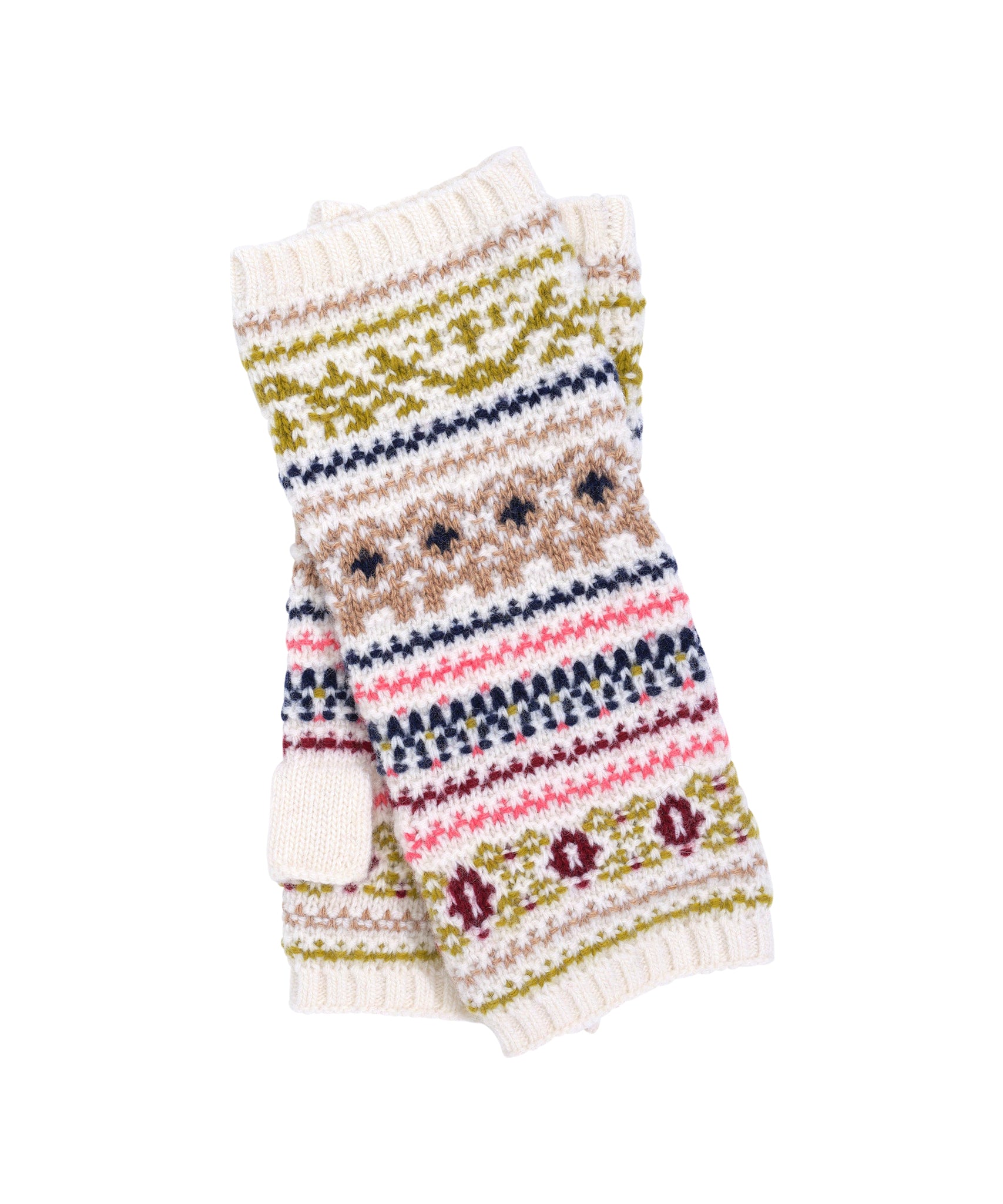 Fair isle Handwarmer in color Multi