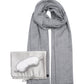 Travel Wrap Set in color Grey Heather