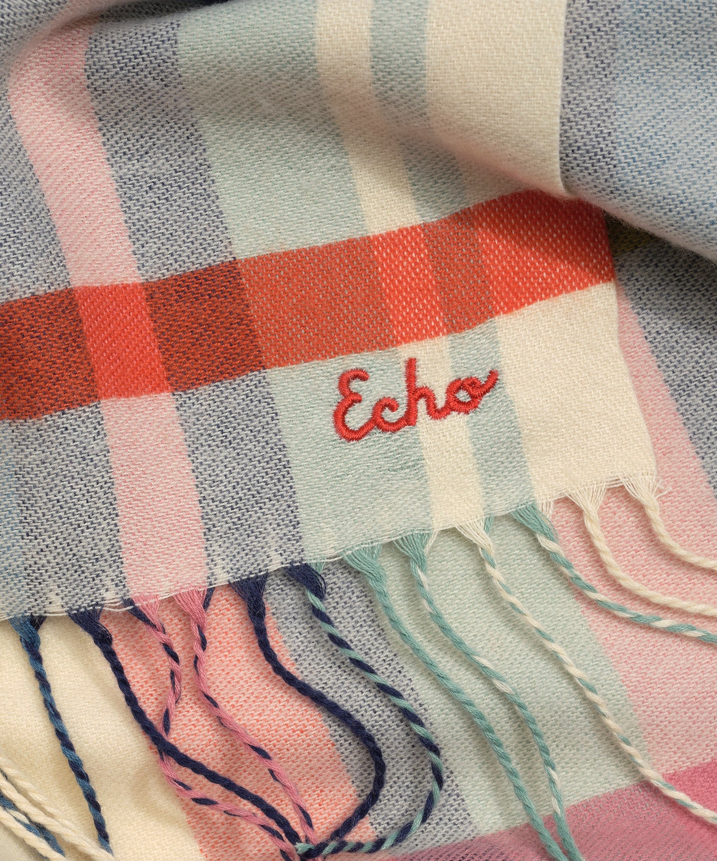 Central Park Plaid Scarf in color multi