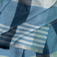 Gramercy Plaid Wrap in color french blue