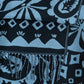 Park Paisley Jacquard Scarf in color navy