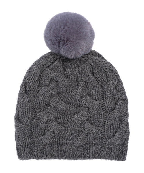 【RONE PARC】Spangle shaggy beanie Park Cable Beanie – Echo