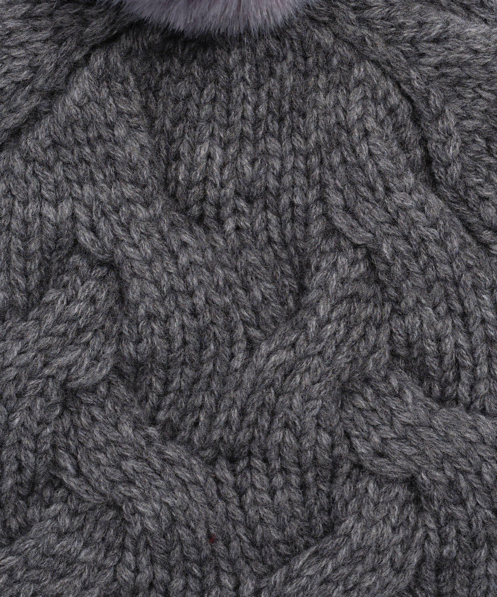Park Cable Beanie in color dark grey
