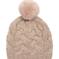 Park Cable Beanie in color farro heather