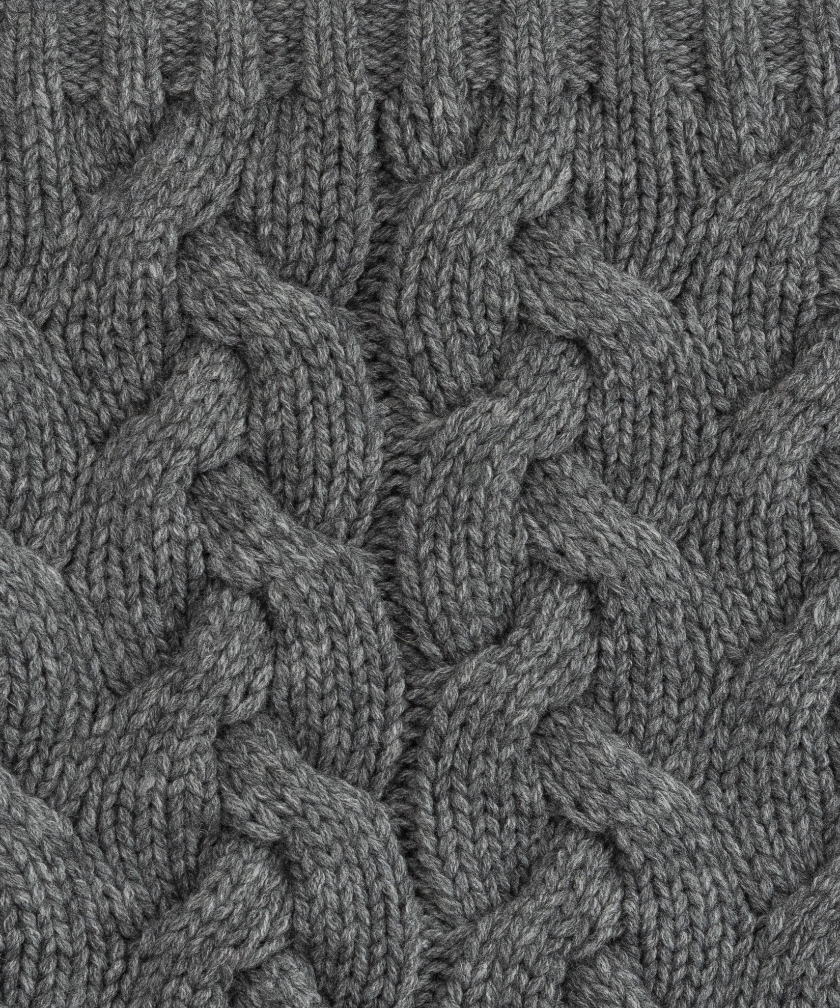 Park Cable Snood in color dark grey