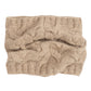 Park Cable Snood in color farro heather