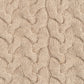 Park Cable Snood in color farro heather