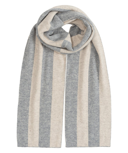 Split Scarf in color cream