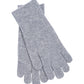Ribbed Glove in color silver