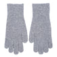 Ribbed Glove in color silver