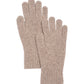 Ribbed Glove in color pebble