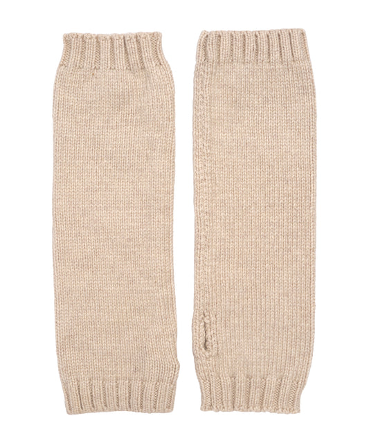 Drapey Armwarmers in color cream