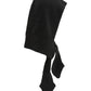Fuzzy Scarf Hood in color black