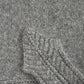 Fuzzy Scarf Hood in color silver/grey