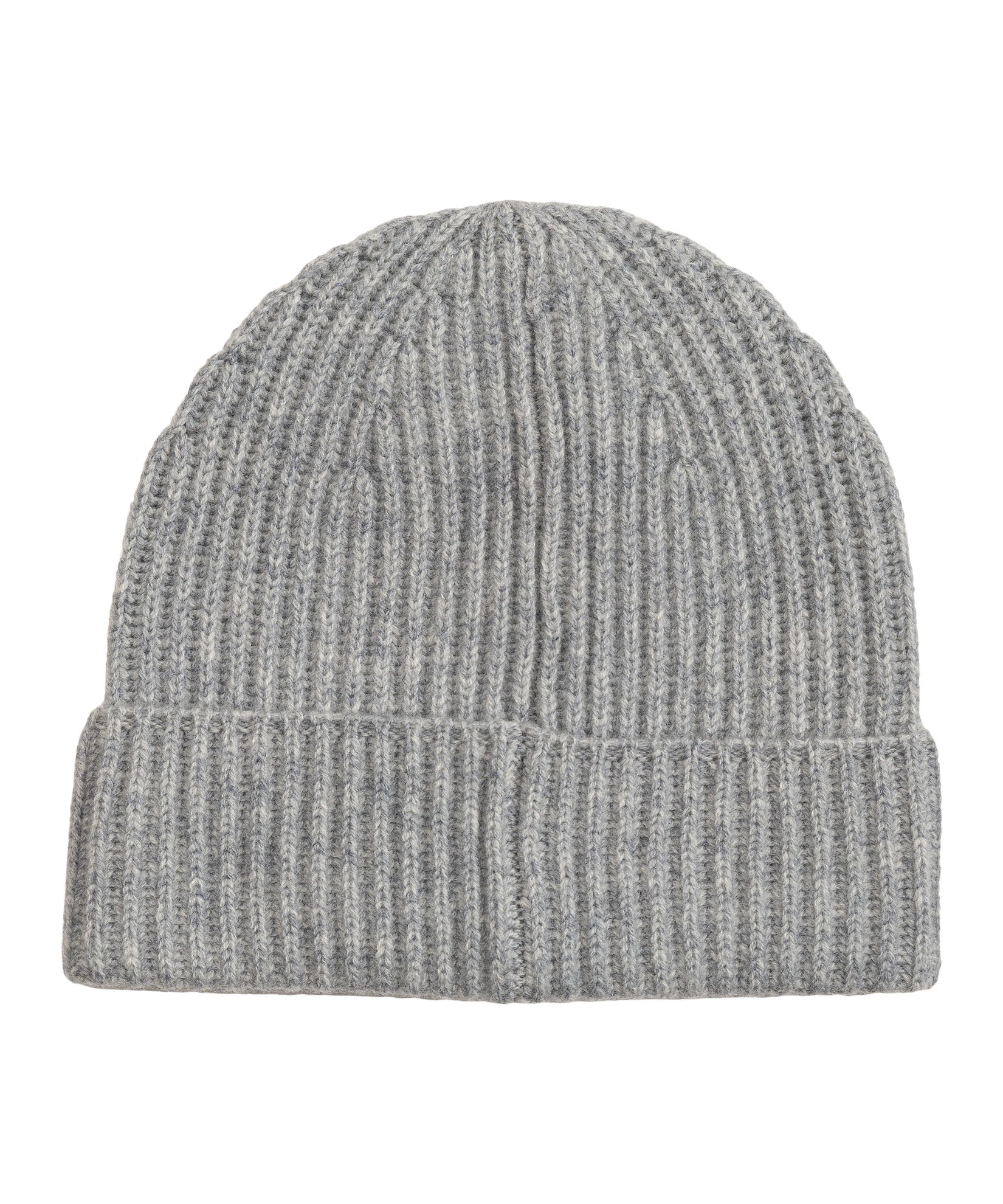 Basic Cardigan Stitch Beanie in color silver