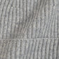 Basic Cardigan Stitch Beanie in color silver