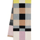 Merino Wool Geo Jacquard Scarf in color black