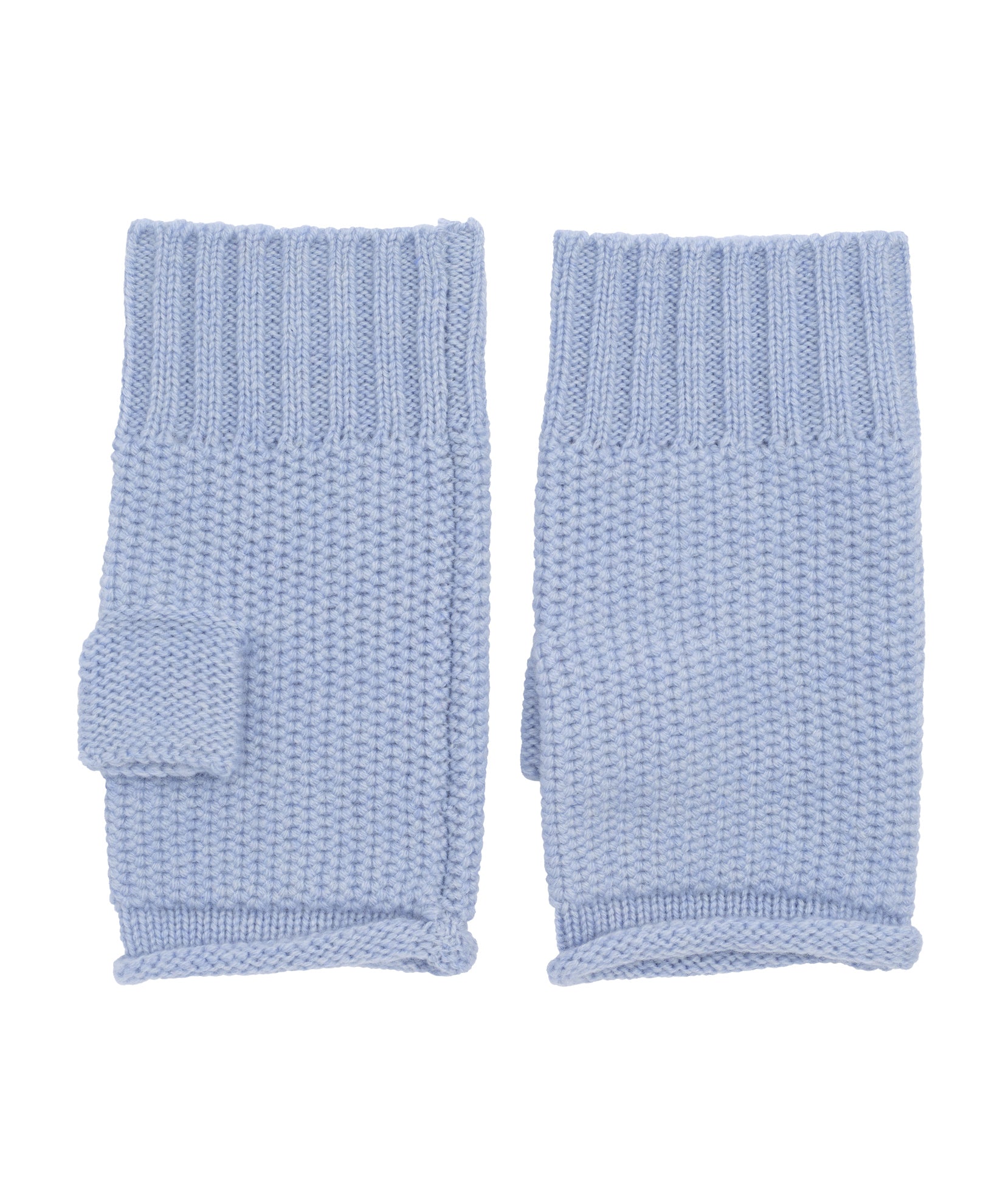The Crosby Handwarmer in color placid blue