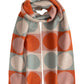 Dotty Scarf in color sage green