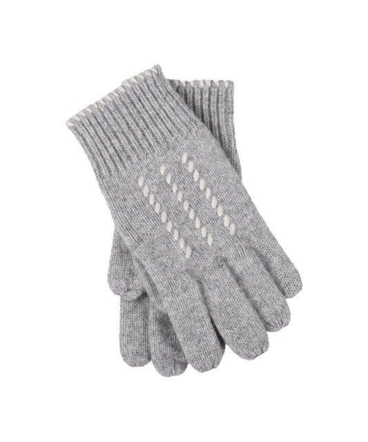 Cottage Gloves in Heather Grey