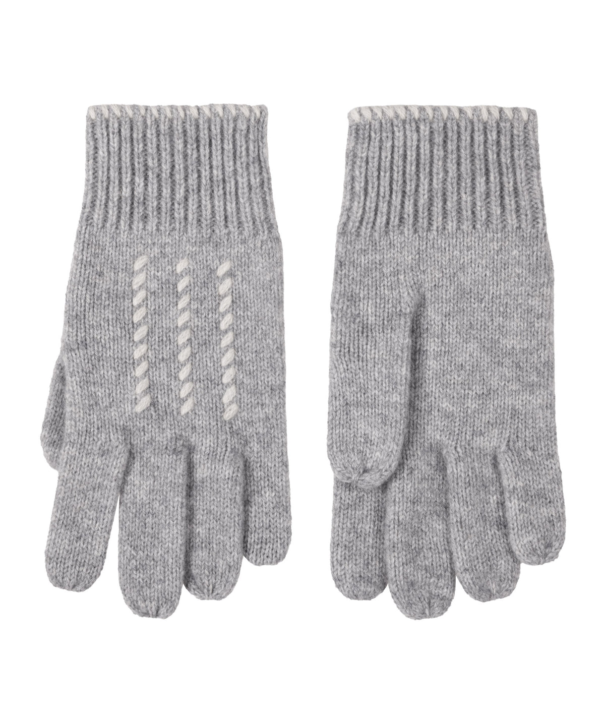 Cottage Gloves in Heather Grey