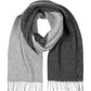 Half and Half Scarf in Grey Heather