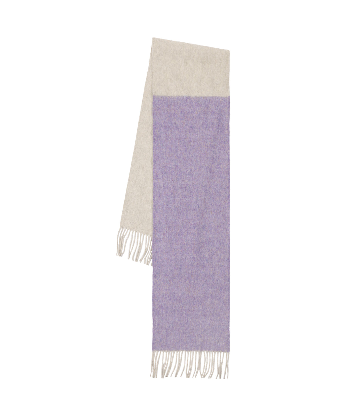 Half and Half Scarf in Wild Lavender