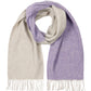 Half and Half Scarf in Wild Lavender