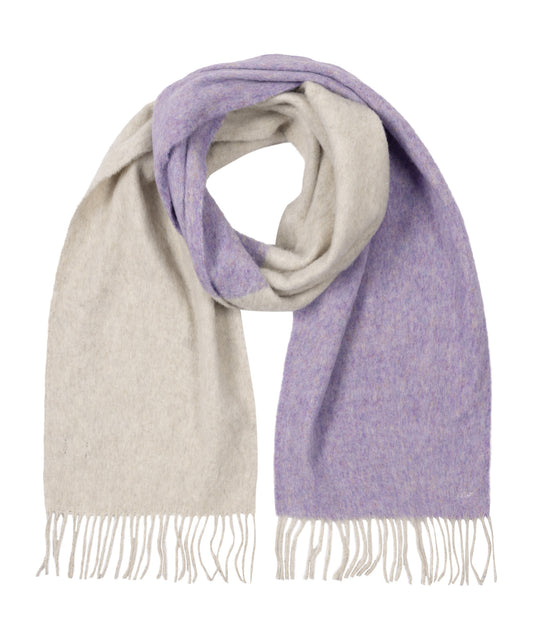 Half and Half Scarf in Wild Lavender