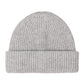 Wool Beanie in Grey Heather