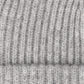 Wool Beanie in Grey Heather