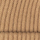 Wool Beanie in Camel Heather