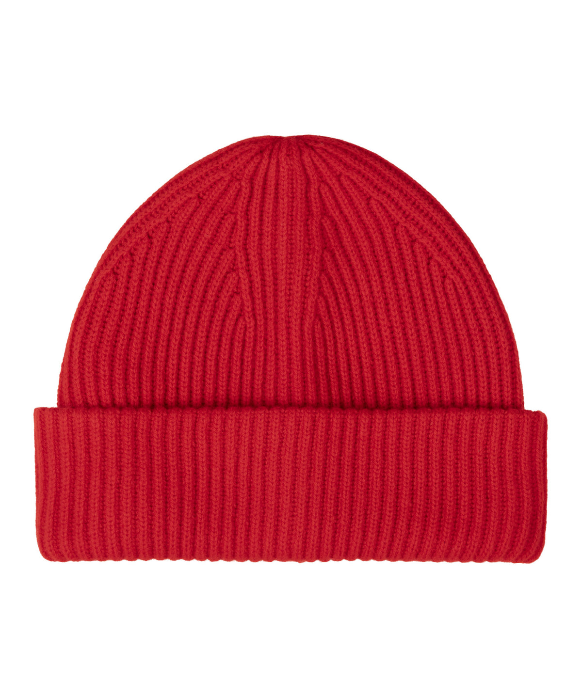 Wool Beanie in Cherry