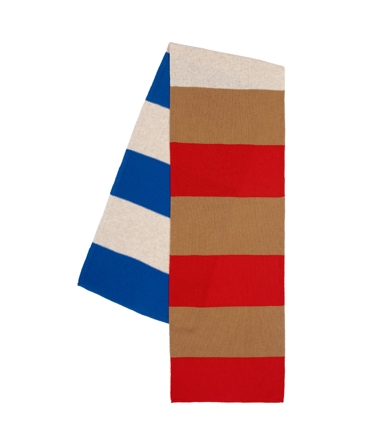 Block Scarf in Cherry