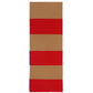 Block Scarf in Cherry