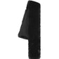 Faux Fur Pull Through Scarf in Black