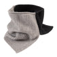 Cozy Neckwarmer in Grey Black