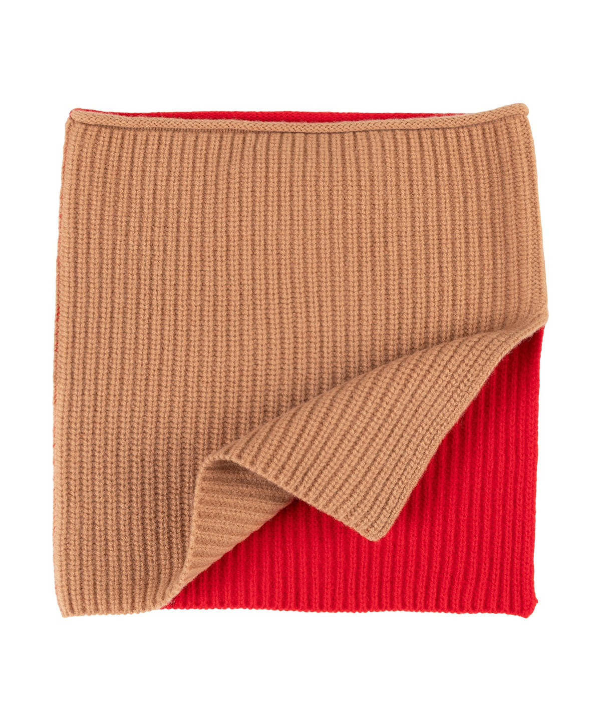 Cozy Neckwarmer in Cherry Camel